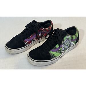 VANS Disney Old Skool Nightmare Before Christmas Lock Shock Barrel Shoes 9.5/11